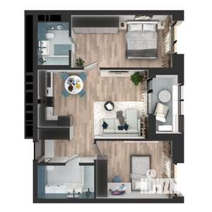 2-к квартира, вторичка, 65м2, 8/23 этаж