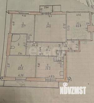 4-к квартира, вторичка, 153м2, 5/7 этаж