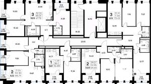 3-к квартира, вторичка, 73м2, 4/20 этаж