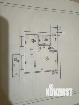 1-к квартира, вторичка, 35м2, 4/5 этаж