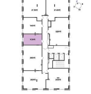 Студия квартира, вторичка, 26м2, 22/22 этаж