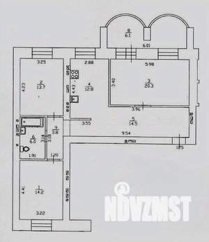 3-к квартира, сданный дом, 94м2, 11/14 этаж