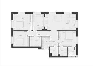 3-к квартира, вторичка, 125м2, 5/7 этаж