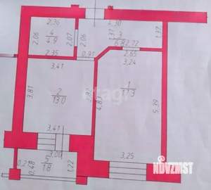 1-к квартира, вторичка, 42м2, 2/9 этаж