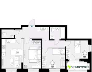 3-к квартира, вторичка, 73м2, 7/18 этаж