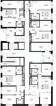 1-к квартира, вторичка, 37м2, 1/8 этаж