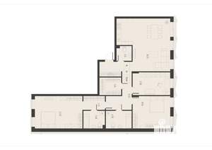 3-к квартира, вторичка, 134м2, 2/5 этаж