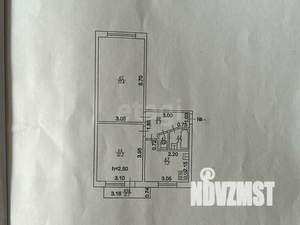 2-к квартира, вторичка, 44м2, 5/5 этаж