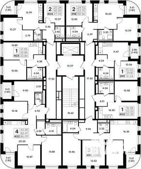 1-к квартира, вторичка, 34м2, 8/9 этаж