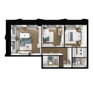 2-к квартира, вторичка, 61м2, 2/10 этаж