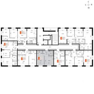 1-к квартира, вторичка, 42м2, 6/14 этаж