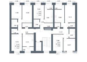 3-к квартира, вторичка, 76м2, 10/10 этаж