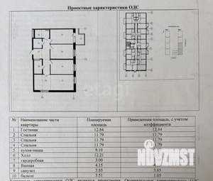 4-к квартира, строящийся дом, 82м2, 5/8 этаж