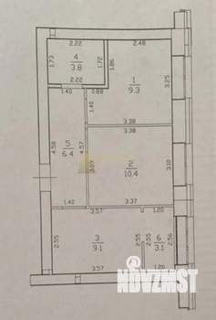 2-к квартира, вторичка, 42м2, 2/10 этаж