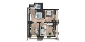 2-к квартира, вторичка, 61м2, 20/24 этаж