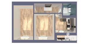 2-к квартира, вторичка, 58м2, 5/17 этаж