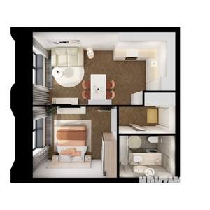 1-к квартира, вторичка, 37м2, 2/8 этаж