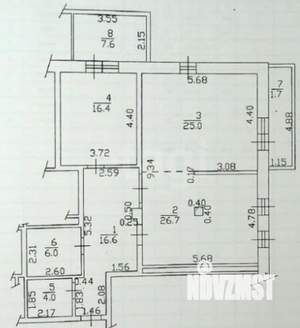 2-к квартира, вторичка, 95м2, 6/18 этаж
