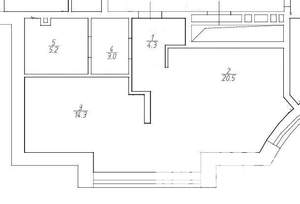 Студия квартира, вторичка, 47м2, 4/4 этаж
