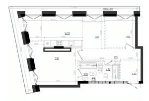 2-к квартира, вторичка, 74м2, 13/19 этаж