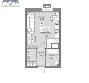 Студия квартира, вторичка, 31м2, 4/25 этаж