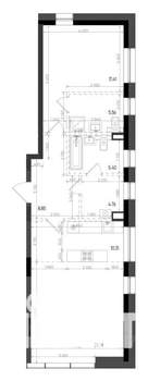 2-к квартира, вторичка, 77м2, 20/22 этаж