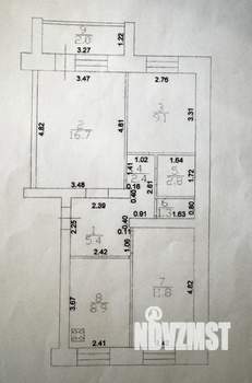 3-к квартира, вторичка, 58м2, 5/6 этаж
