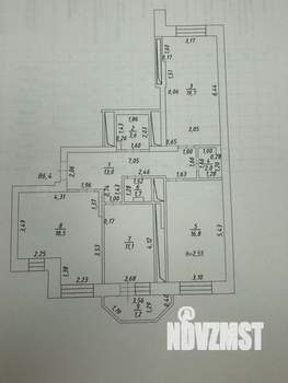 3-к квартира, вторичка, 88м2, 2/16 этаж