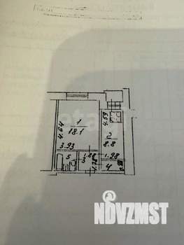 1-к квартира, вторичка, 35м2, 4/9 этаж