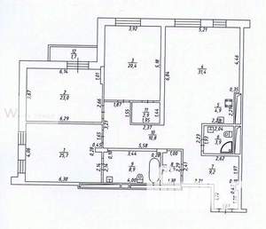 4-к квартира, вторичка, 144м2, 2/9 этаж