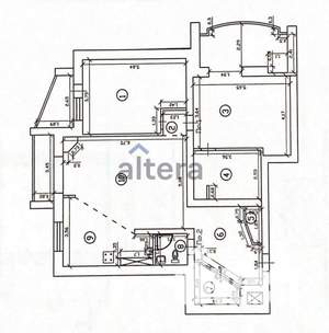 3-к квартира, вторичка, 121м2, 9/11 этаж