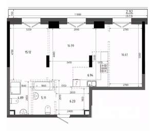 2-к квартира, вторичка, 75м2, 3/19 этаж