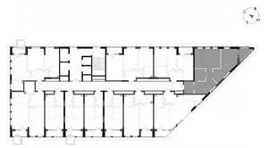 2-к квартира, вторичка, 66м2, 17/23 этаж