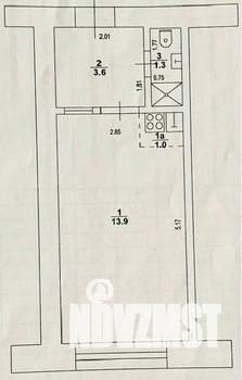 1-к квартира, вторичка, 20м2, 1/1 этаж