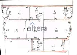 4-к квартира, вторичка, 159м2, 4/5 этаж