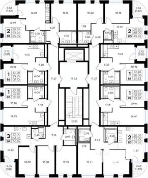 2-к квартира, вторичка, 50м2, 4/10 этаж