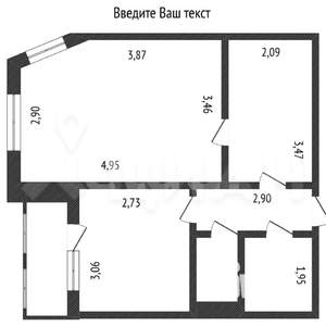 2-к квартира, вторичка, 41м2, 2/2 этаж