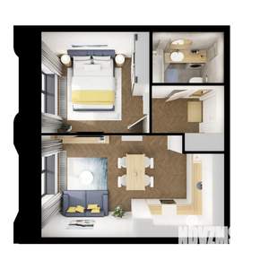 1-к квартира, вторичка, 41м2, 2/8 этаж