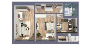 2-к квартира, вторичка, 58м2, 5/17 этаж