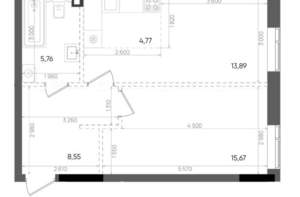 2-к квартира, вторичка, 49м2, 11/14 этаж