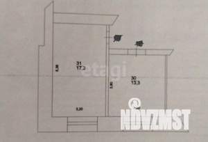 2-к квартира, вторичка, 31м2, 2/9 этаж