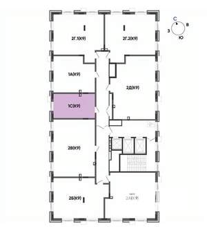 Студия квартира, вторичка, 26м2, 22/22 этаж