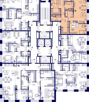 2-к квартира, строящийся дом, 89м2, 14/28 этаж