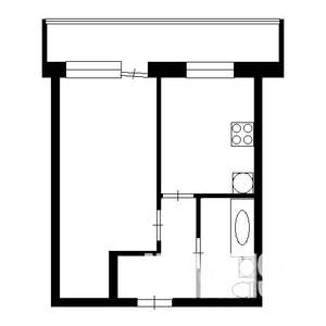1-к квартира, вторичка, 38м2, 7/10 этаж