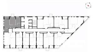 2-к квартира, вторичка, 59м2, 19/23 этаж