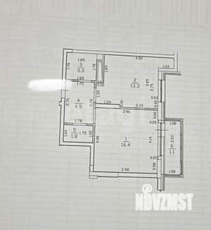 1-к квартира, вторичка, 40м2, 8/17 этаж