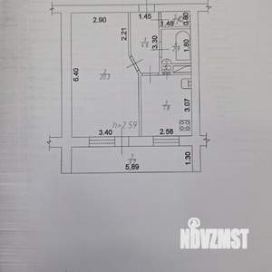 1-к квартира, вторичка, 37м2, 8/14 этаж