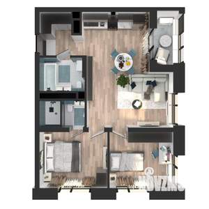 2-к квартира, вторичка, 62м2, 7/23 этаж