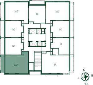 2-к квартира, вторичка, 59м2, 20/25 этаж