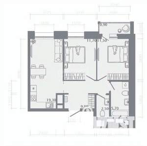 3-к квартира, вторичка, 73м2, 9/25 этаж